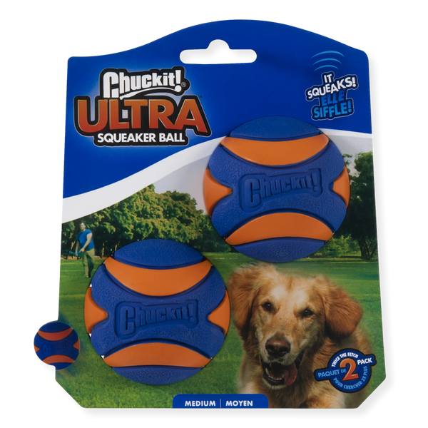 ChuckIt Ultra Squeaker Ball Dog Toy Pet Connect NZ