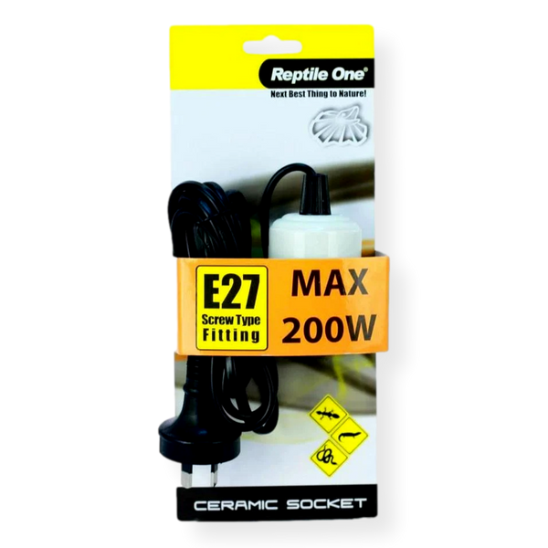 Reptile One Ceramic Socket Heat Lamp Pet Connect NZ