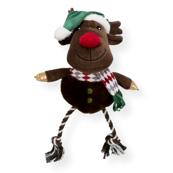 Christmas Reindeer Dog Toy 49cm Pet Connect NZ