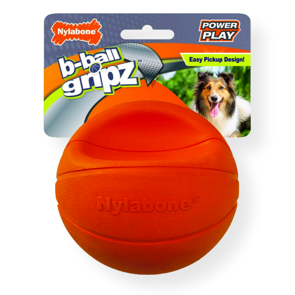 Nylabone Basketball Gripz Dog Toy