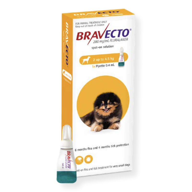 Bravecto Spot On PLUS Cat Flea & Worm Treatment