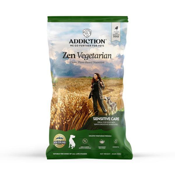 Addiction Zen Vegetarian Dog Food Pet Connect NZ