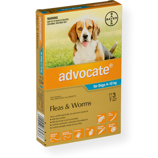 Advocate Spot On Dog Flea Worm Treatment Pet Connect NZ
