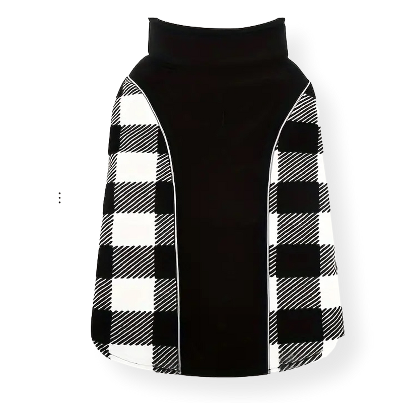 Bark & Bone Checkered Puffer Dog Jacket