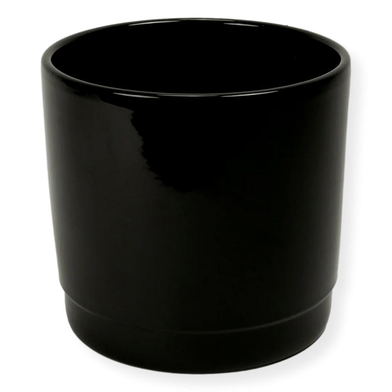 Black Sam Ceramic Planter Pot 14cm