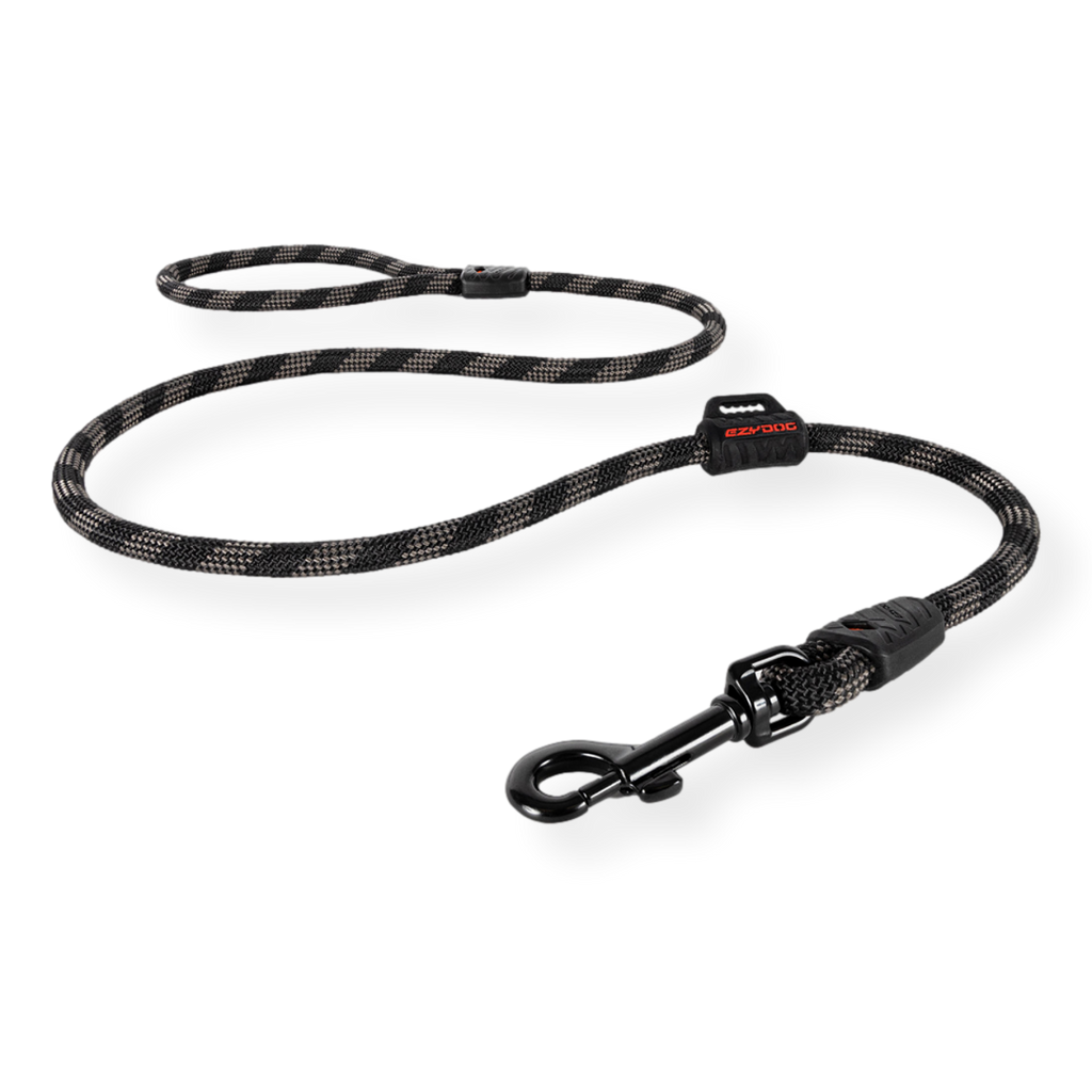 EzyDog Summit Dog Lead Black Regular 120cm