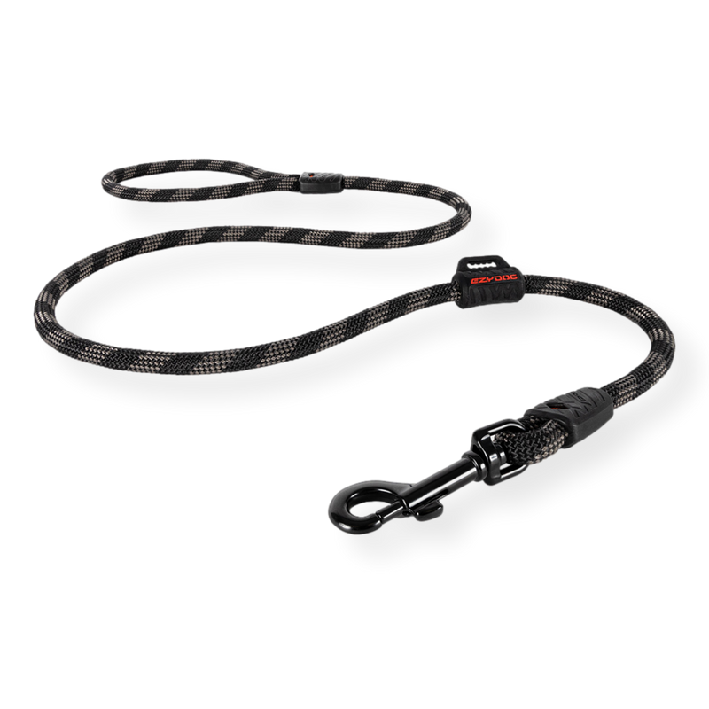 EzyDog Summit Dog Lead Black Regular 120cm