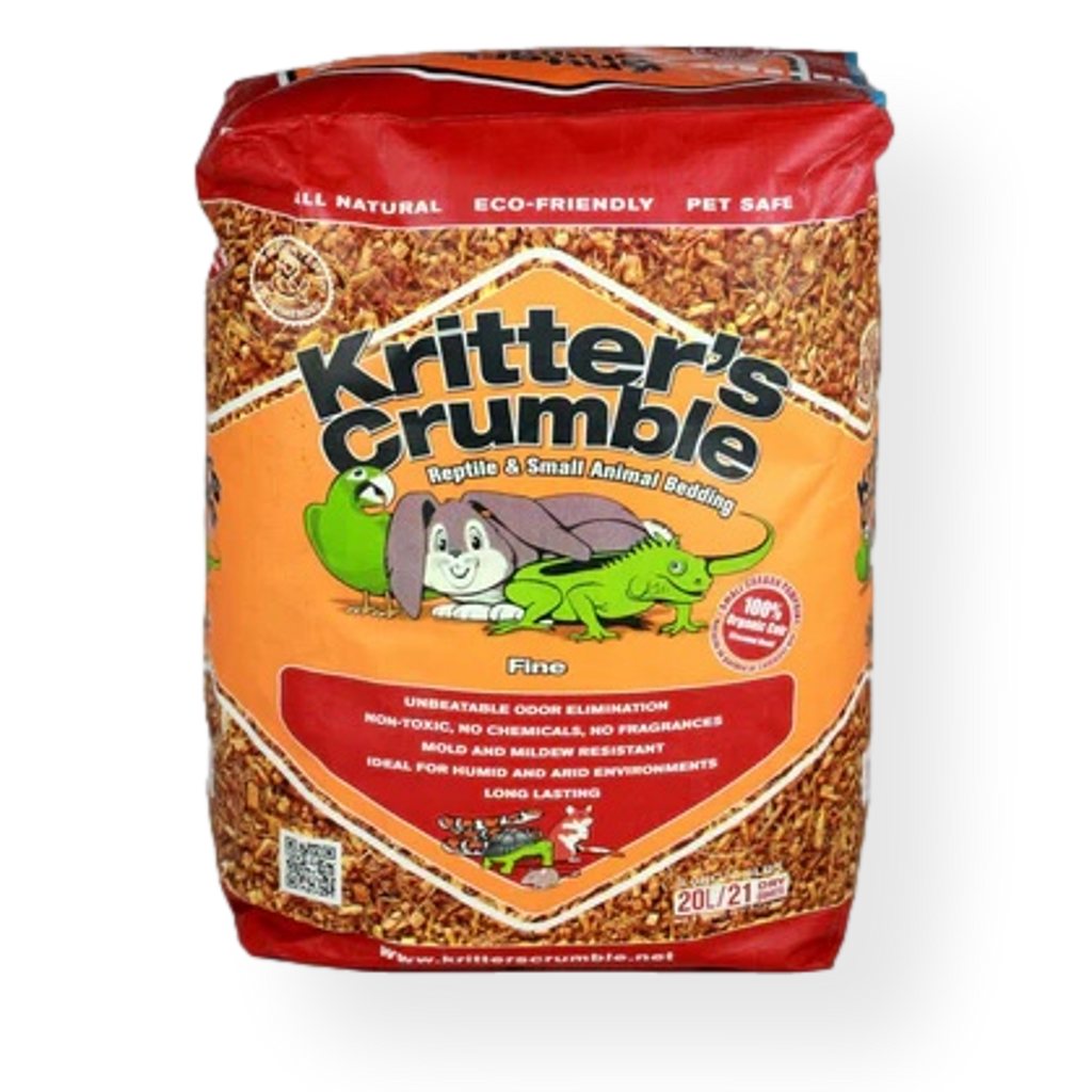 Kritter's Crumble Organic Bedding Substrate Fine 20L 