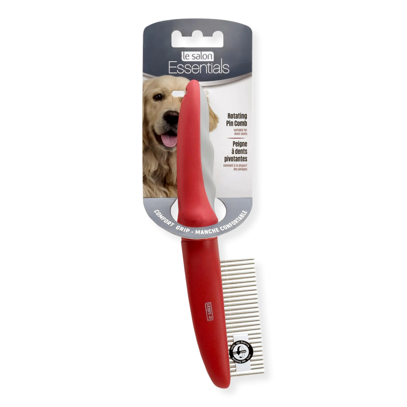 Le Salon Essentials Dog Rotating Pin Comb