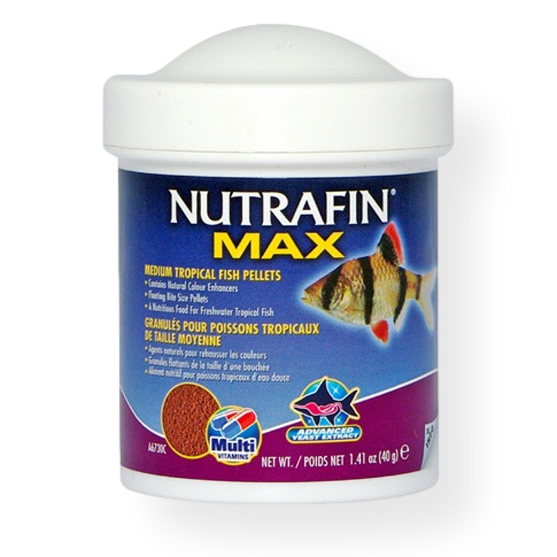Nutrafin Max Tropical Fish Pellets Medium 40g