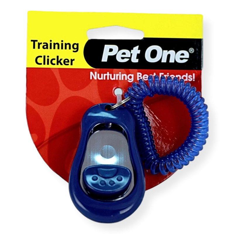 Pet One Training Clicker Blue