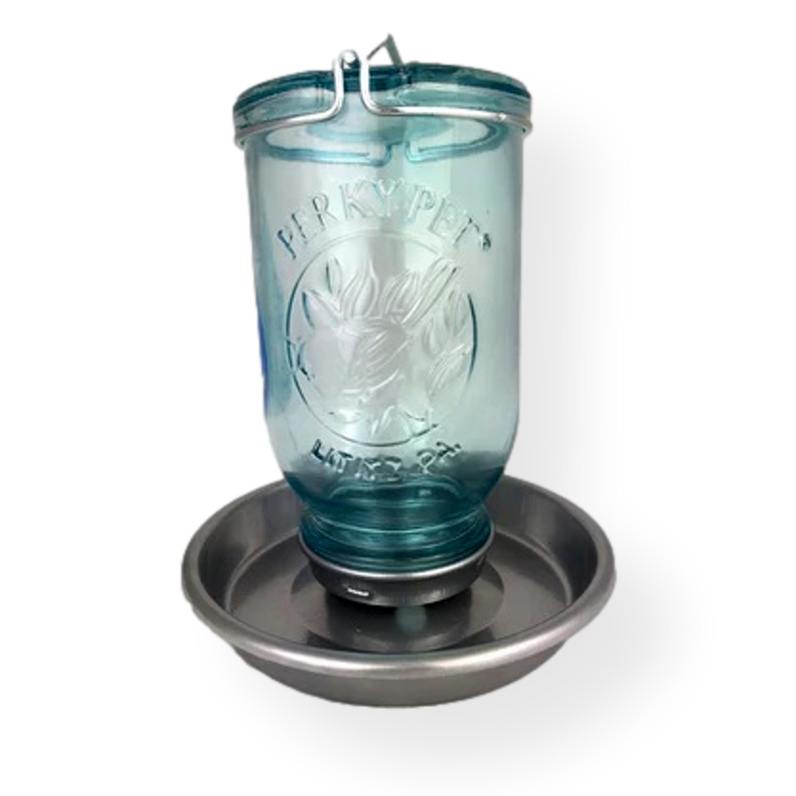 Mason jar pet feeder online