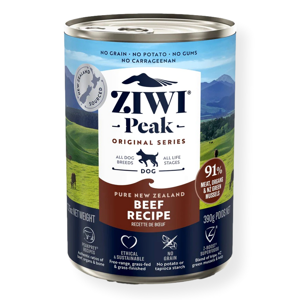 Ziwi Peak Canned Beef Dog Food 390gm