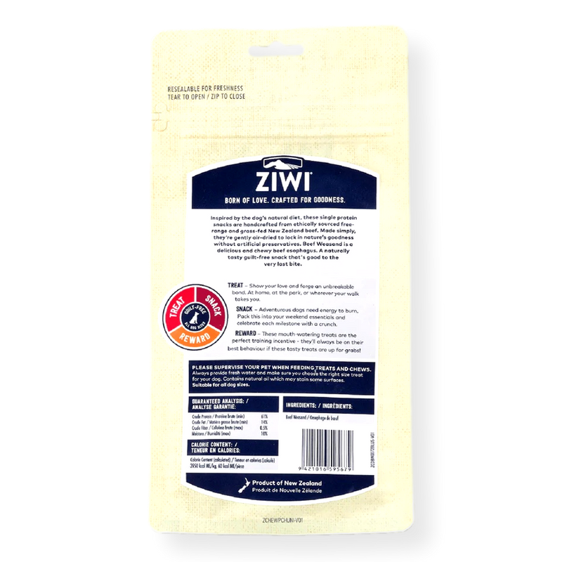 Ziwi Peak Beef Weasand Dog Treats