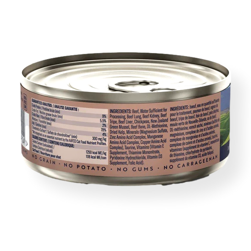 Ziwi Peak Canned Beef Cat Food 