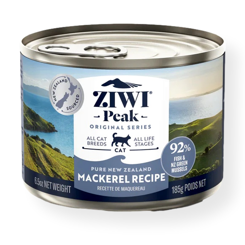 Ziwi Peak Canned Mackerel Cat Food 185g