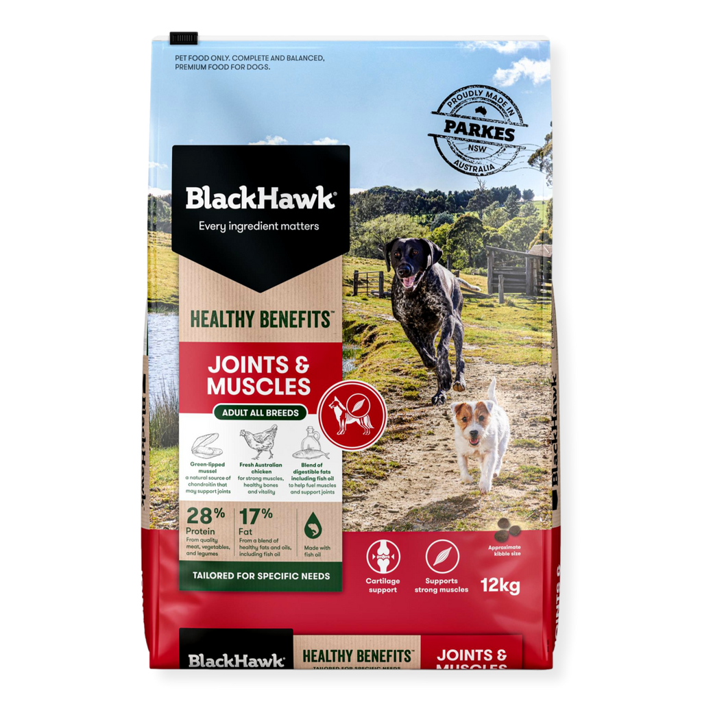 Black Hawk Joints & Muscles Dog Food