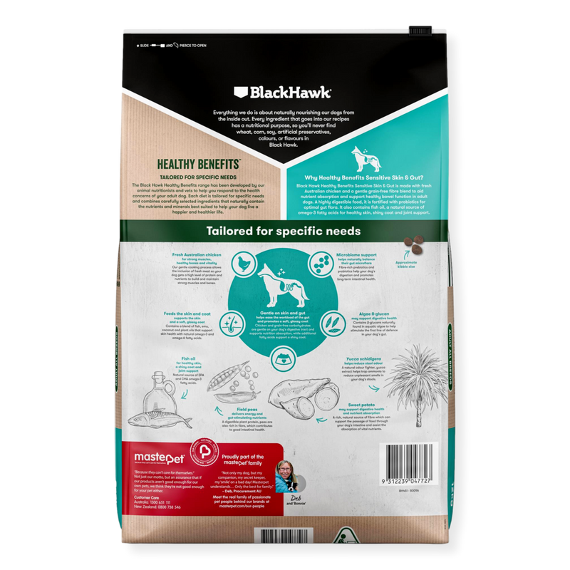 Black Hawk Sensitive Skin & Gut Dog Food