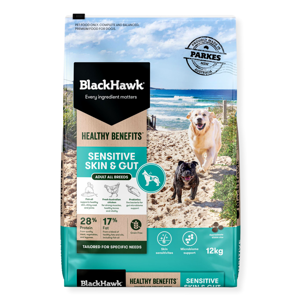 Black Hawk Sensitive Skin & Gut Dog Food