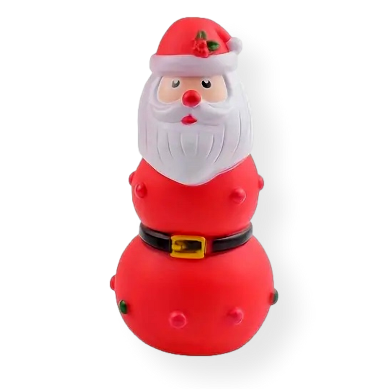 Bark & Bone Rubber Santa Dog Toy 15cm