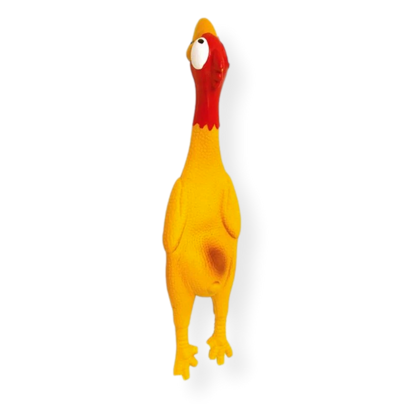 Latex Funny Chicken Dog Toy