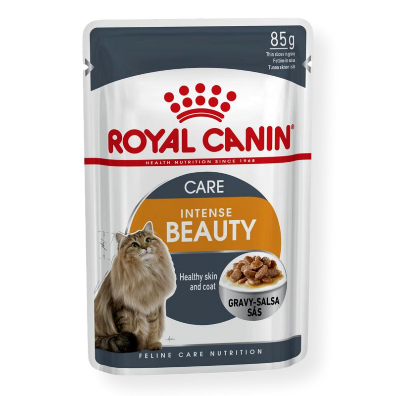 Royal Canin Intense Beauty Gravy Wet Adult Cat Food 85g