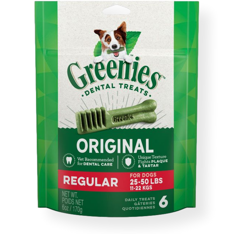 Greenies Original Dental Dog Treats Regular (6 Pack)