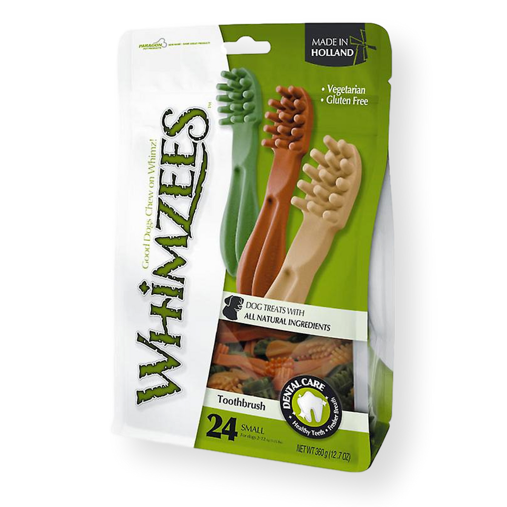 Whimzees Toothbrush Dog Treats Small 24 pack