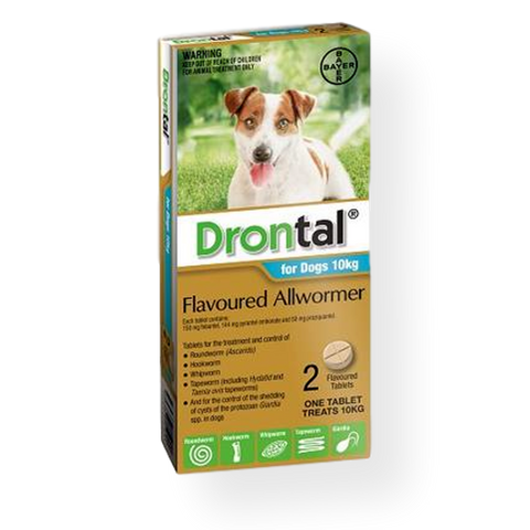 Drontal Dog Worming Tablets 2 Pack Pet Connect NZ