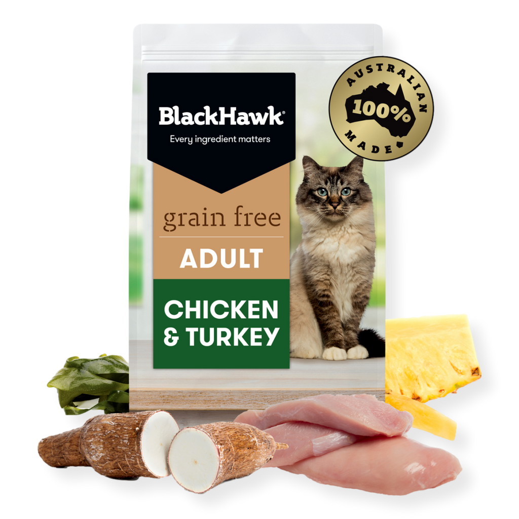 Black Hawk Grain Free Chicken & Turkey Cat Food