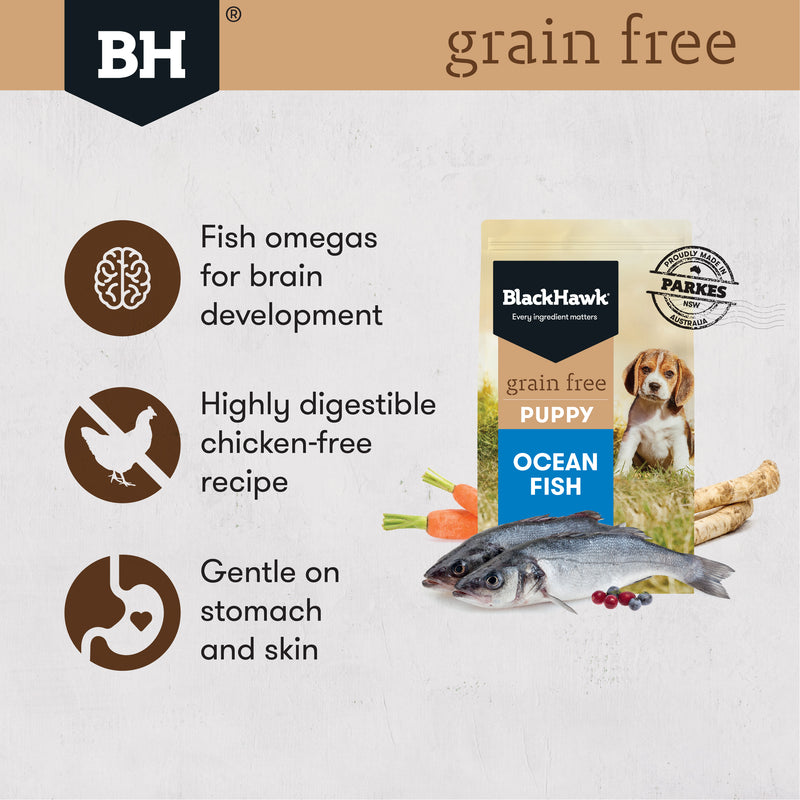 Black Hawk Ocean Fish Grain Free Puppy Food