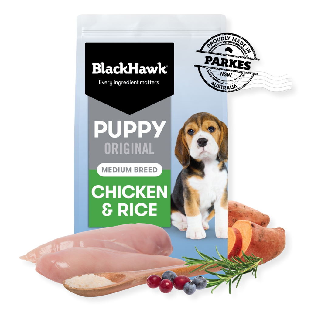 Black Hawk Chicken & Rice Medium Breed Puppy Food