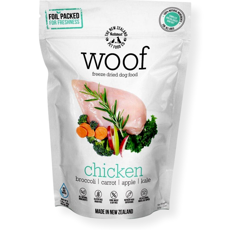WOOF Freeze Dried Dog Food & Treat Chicken