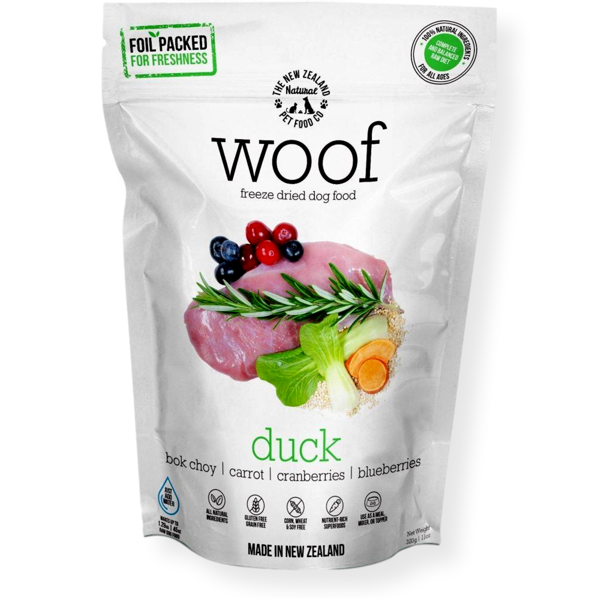 Freeze dried duck dog food cheap