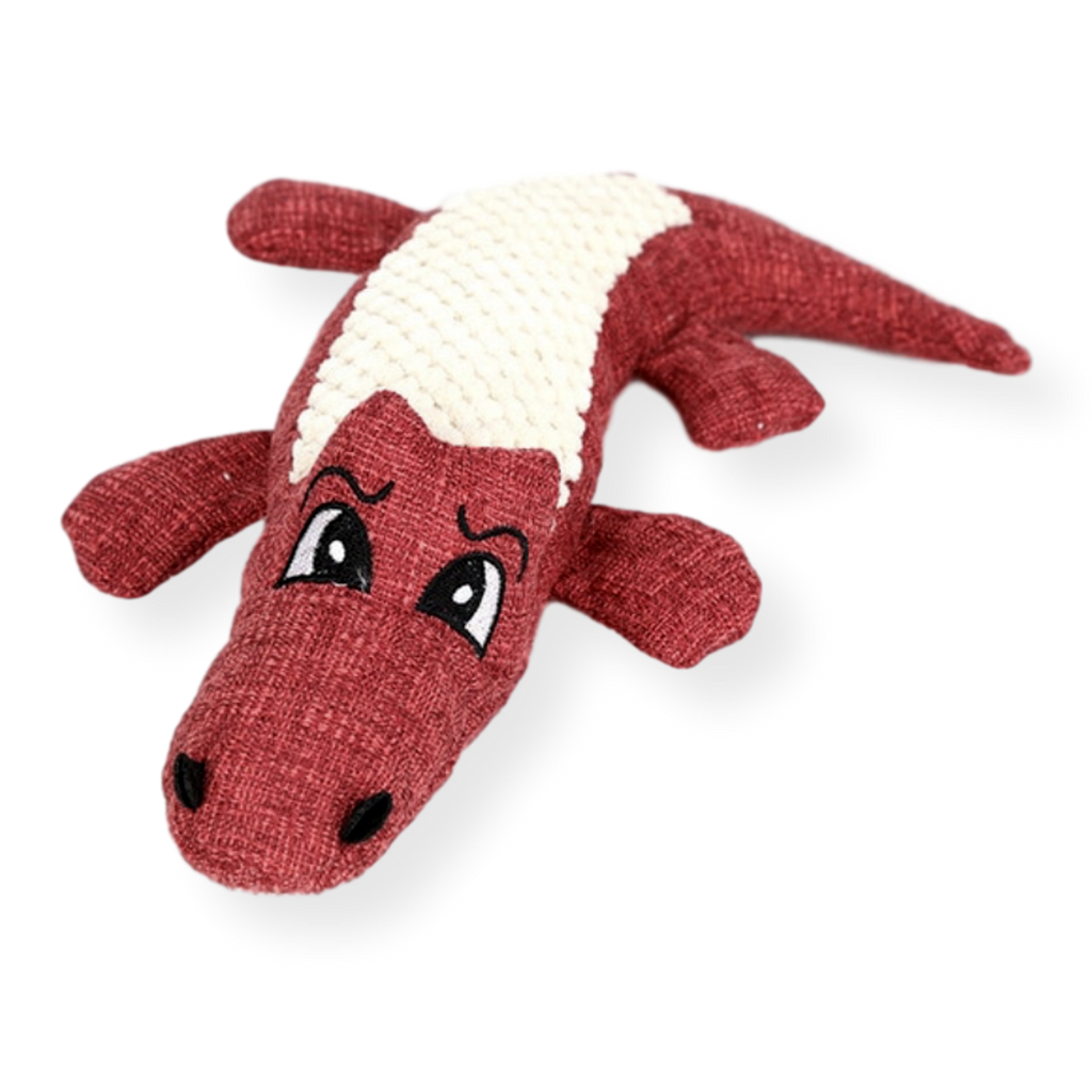 Bark & Bone Later Gator Red Dog Toy