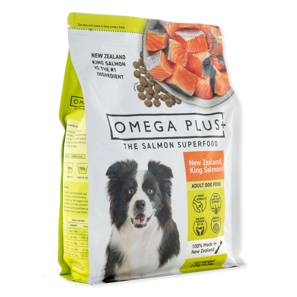 Omega Plus Dry Dog Food King Salmon 2.4kg