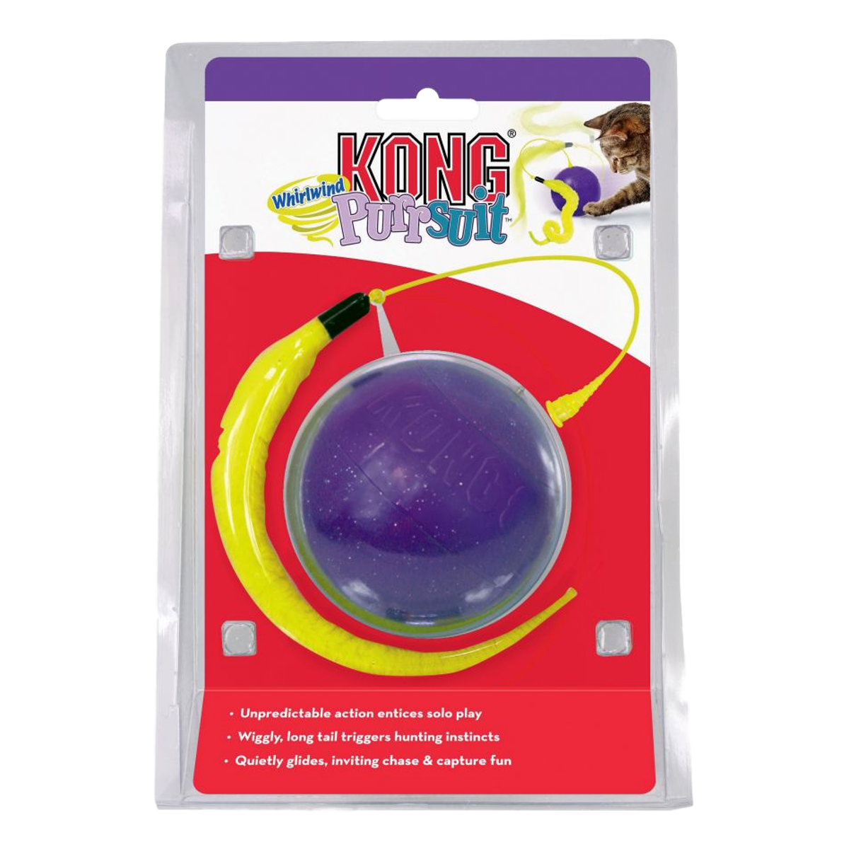 Kong Whirlwind Purrsuit Solo Play Cat Toy Pet Connect NZ
