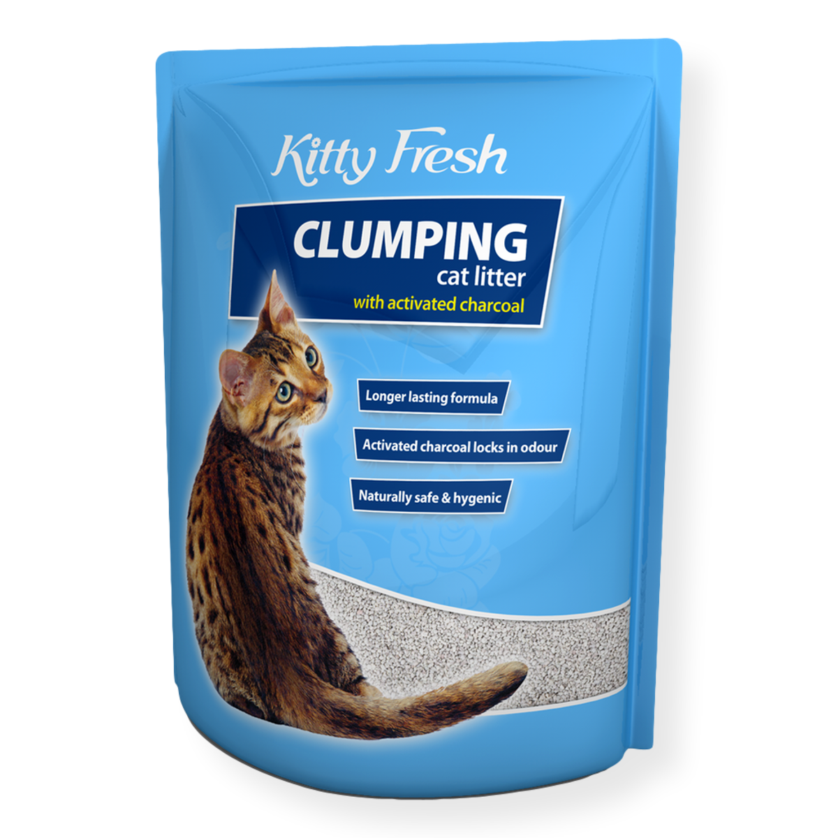 Kitty Fresh Activated Charcoal Clumping Litter 10kg *Waiheke Only*