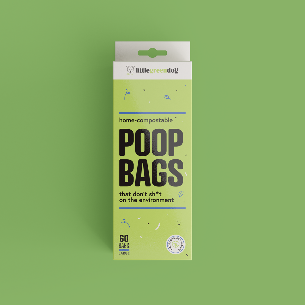 Little Green Dog Compostable Poop Bags 60 Pack
