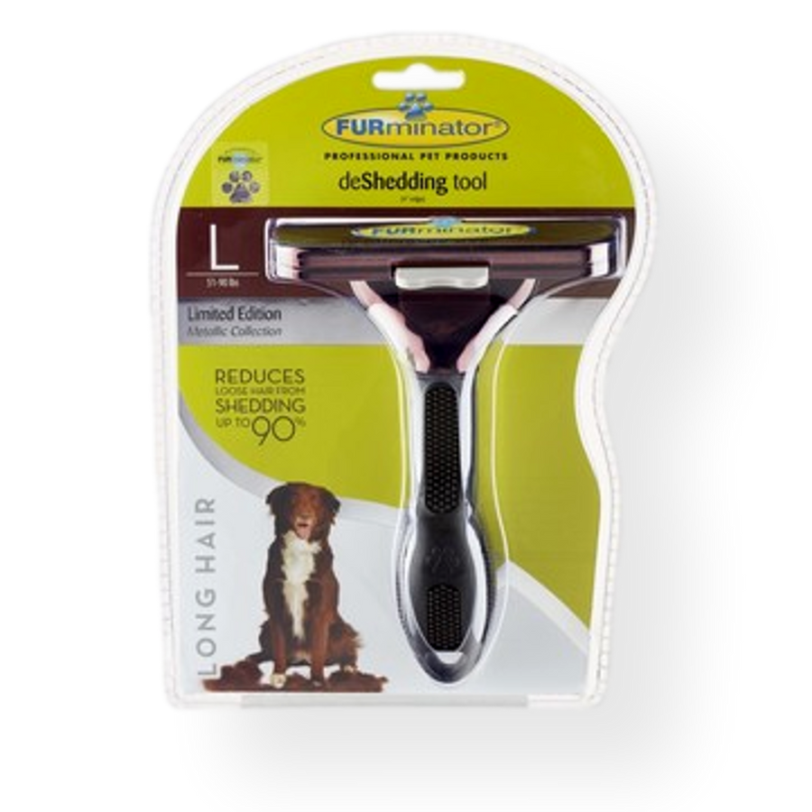 Furminator Deshedding Tool Long Hair for Large Dogs – Pet Connect NZ