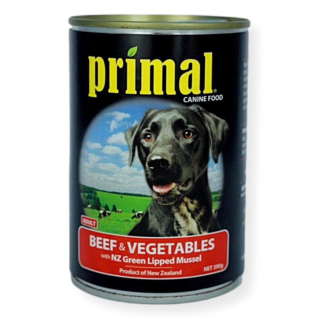 Primal Beef And Vegetables Dog Food 395g