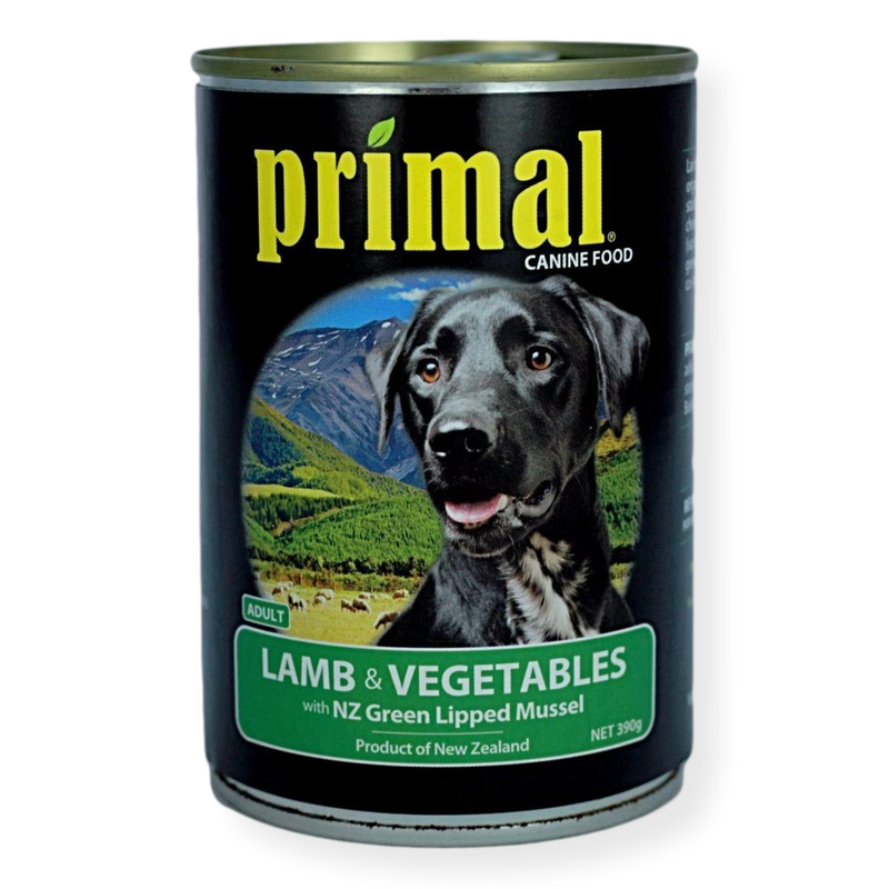Primal Lamb And Vegetables Dog Food 395g