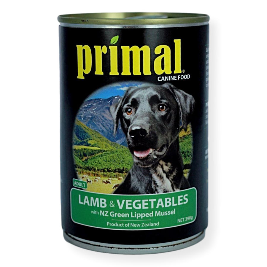 Primal Lamb And Vegetables Dog Food 395g Pet Connect NZ