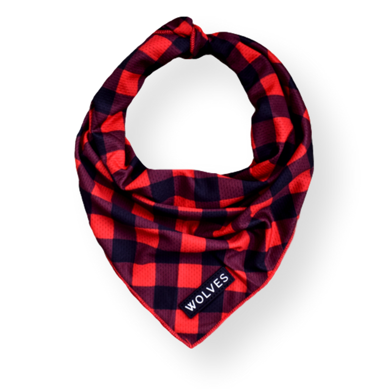 Wolves of Wellington Dog Mesh Bandana Buffalo