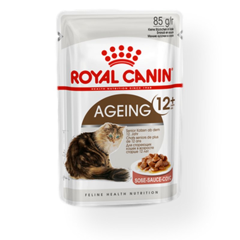 Royal Canin Ageing 12+ Wet Adult Gravy Cat Food Pouch 85g Single