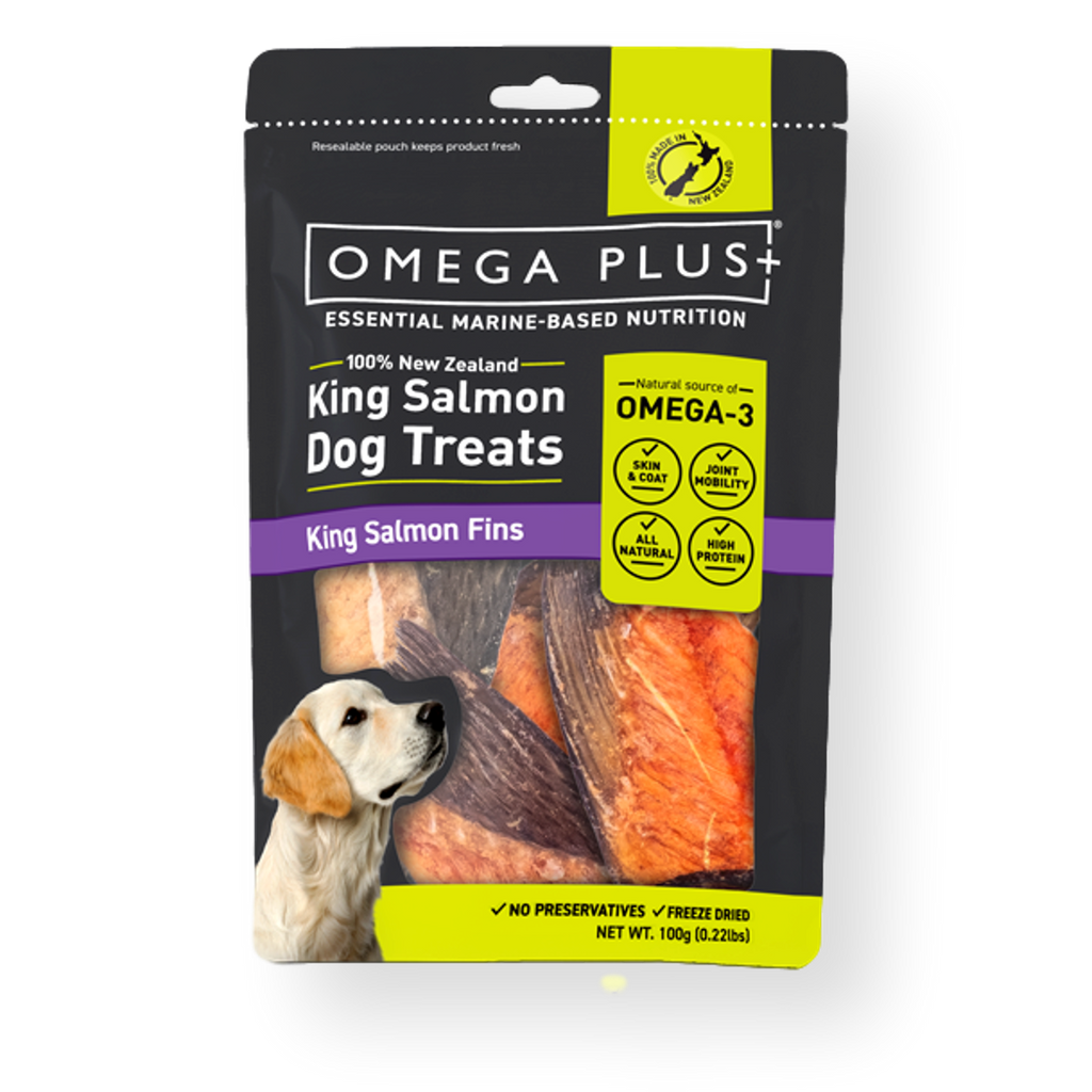 Omega Plus Dog Treats Salmon Fins 100g