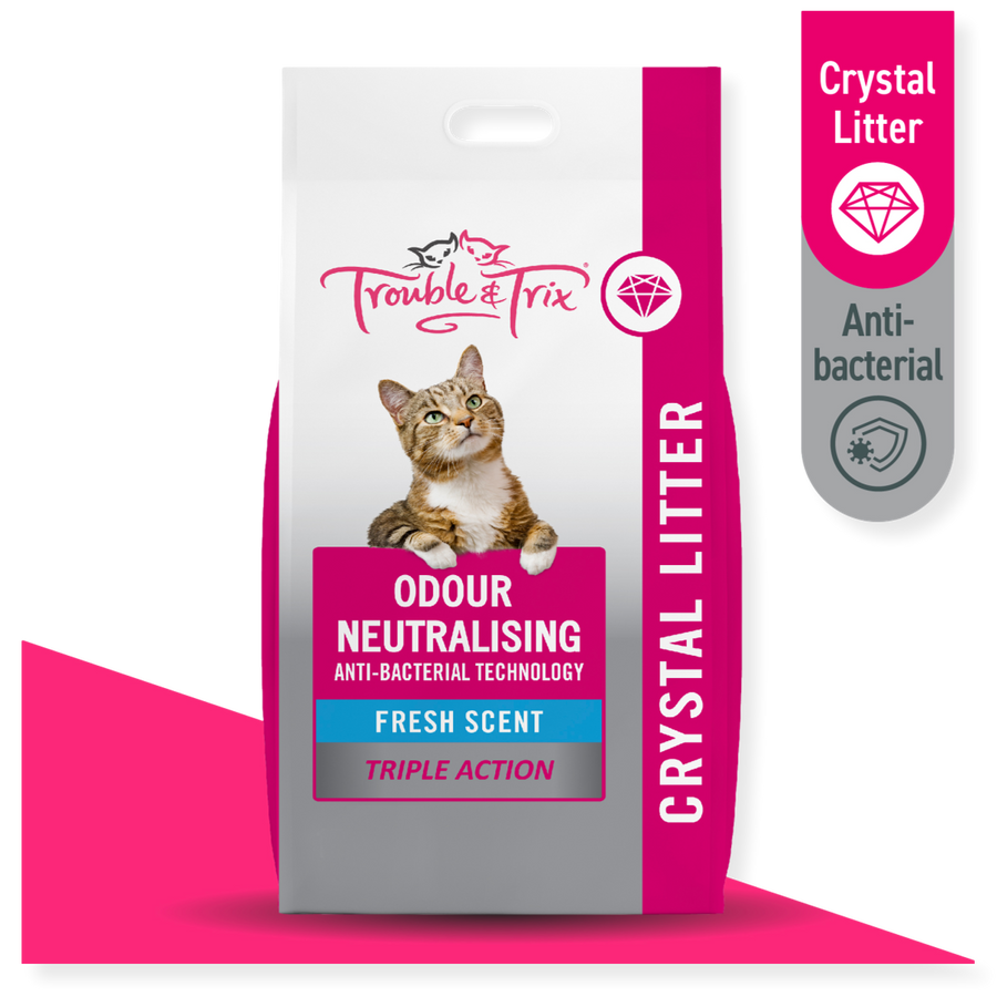 Crystal litter hotsell