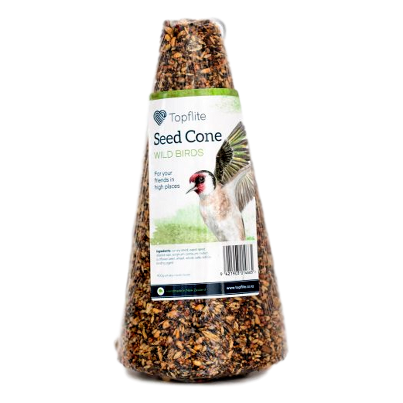 Topflite Wild Bird Seed Cone - Medium Topflite Wild Bird Seed Cone 400g