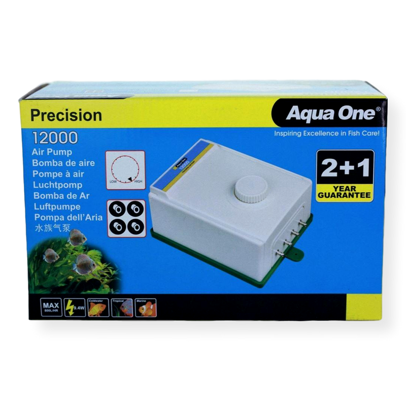 Aqua One Precision 9500 Airpump Twin 200 L/hr