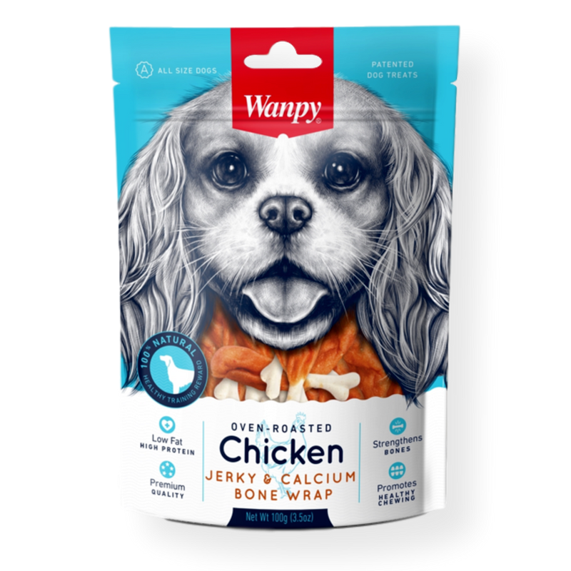 Wanpy Chicken & Calcium Bone Dog Treat